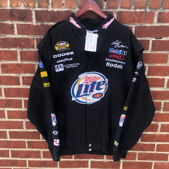 Jackets & Coats Vintage Nascar Miller Lite Racing Jacket Poshmark